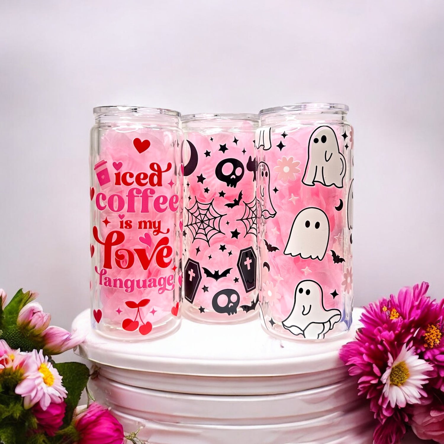 20oz Empty Snow Globe Tumblers