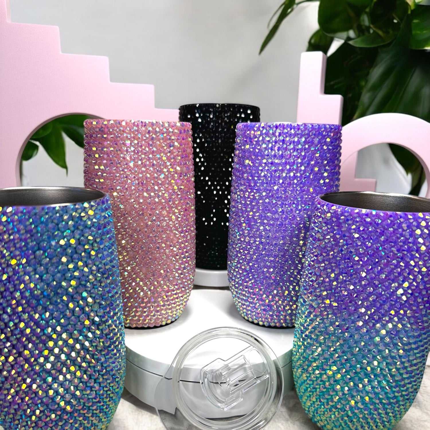 Bedazzled Wine Tumblers