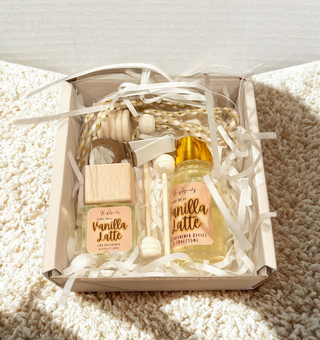 Vanilla Latte Car Freshener Set