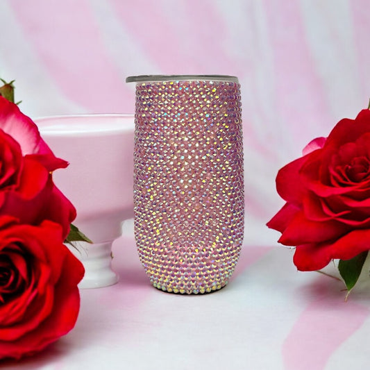 Pink Bedazzled Tumbler