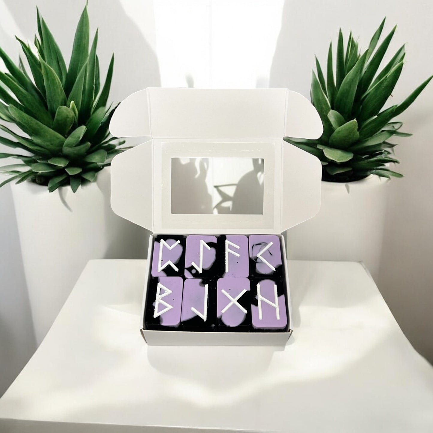 Black and Purple Runes