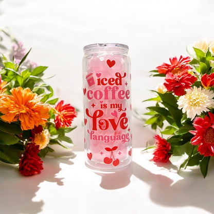 Iced Coffee Love Language Tumbler