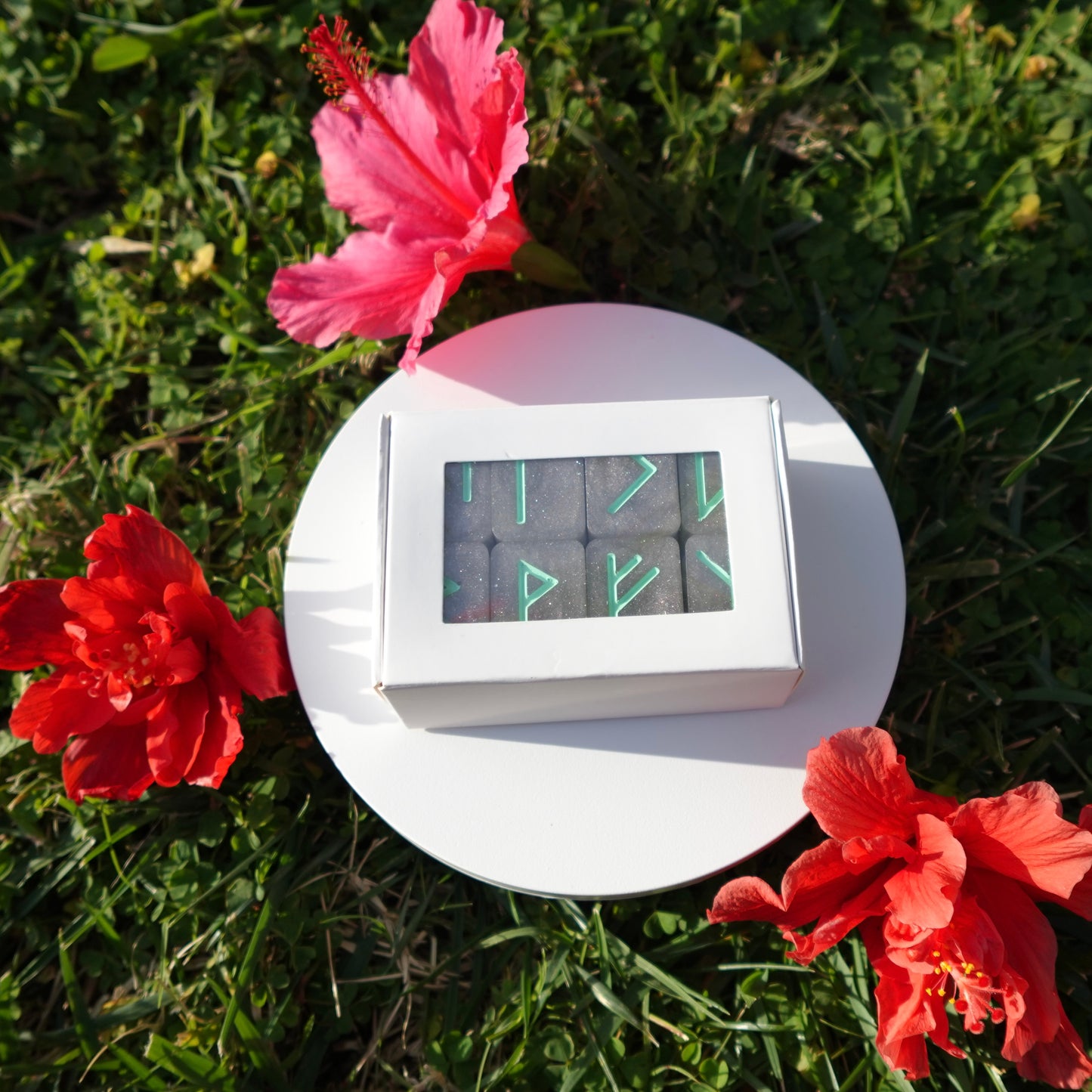 Grey and Green Runes