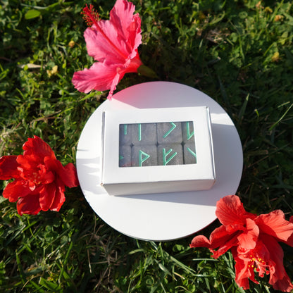Grey and Green Runes