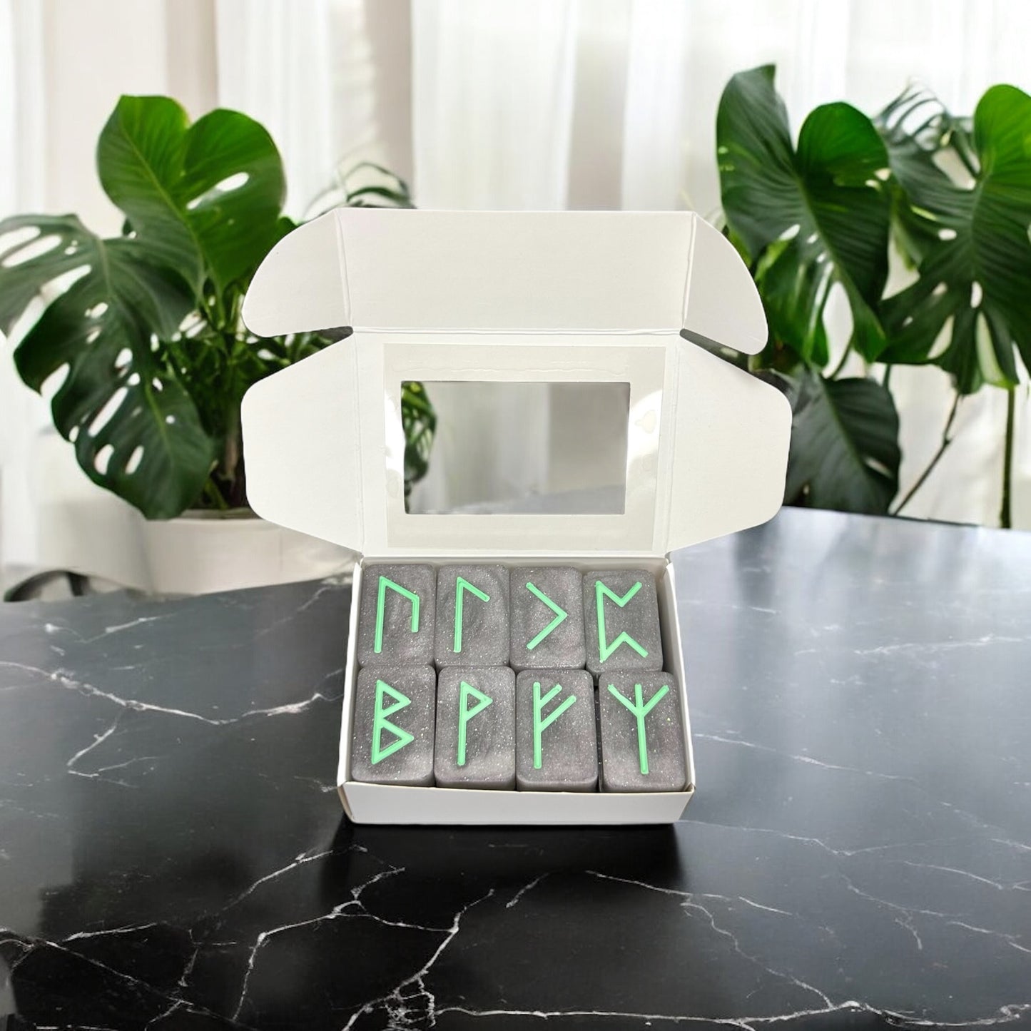 Grey and Green Runes