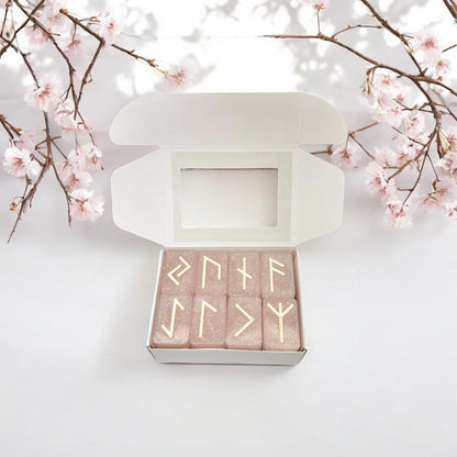 Glitter Pink Runes