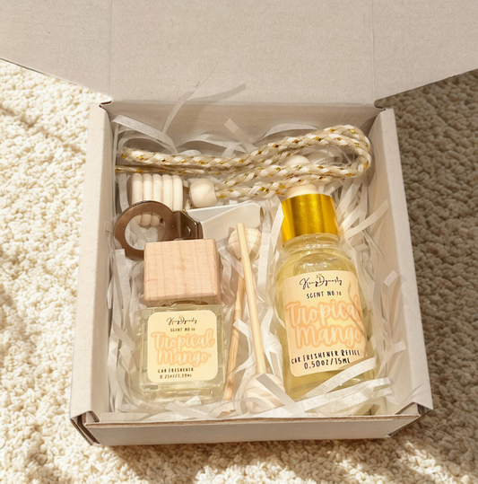 Tropical Mango Car Freshener Set
