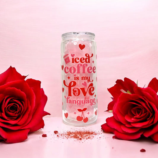 Iced Coffee Love Language Tumbler