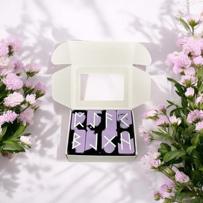 Black and Purple Runes