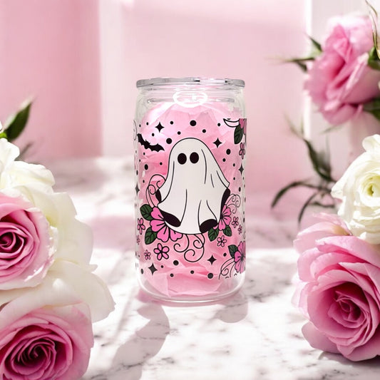 Floral Ghost Tumbler