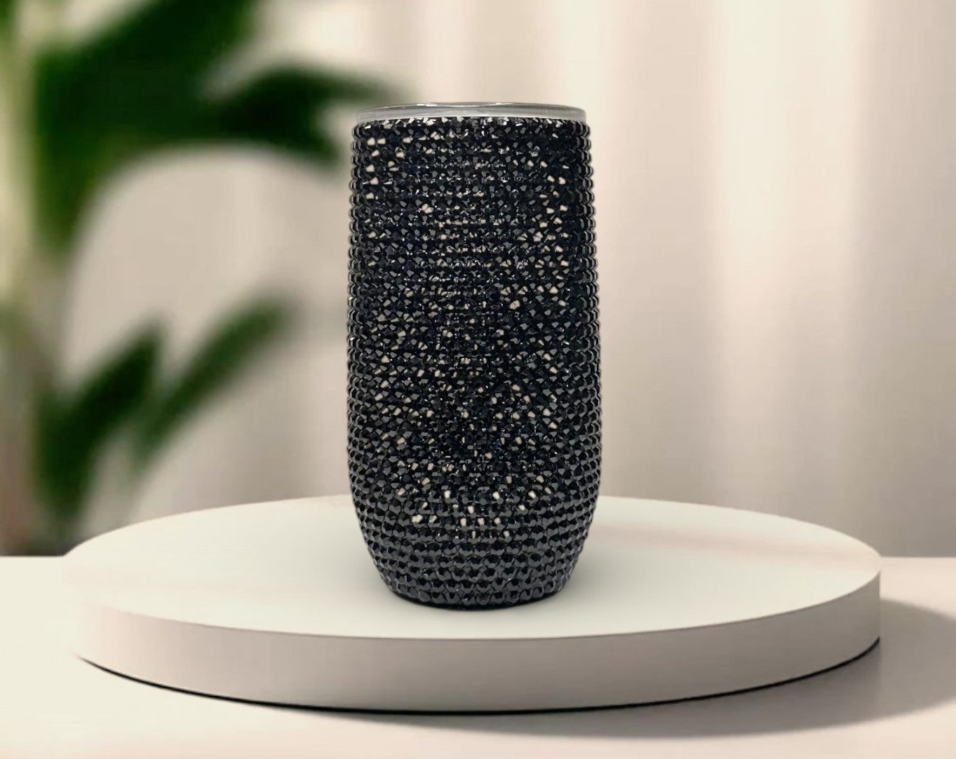Black Bedazzled Tumbler