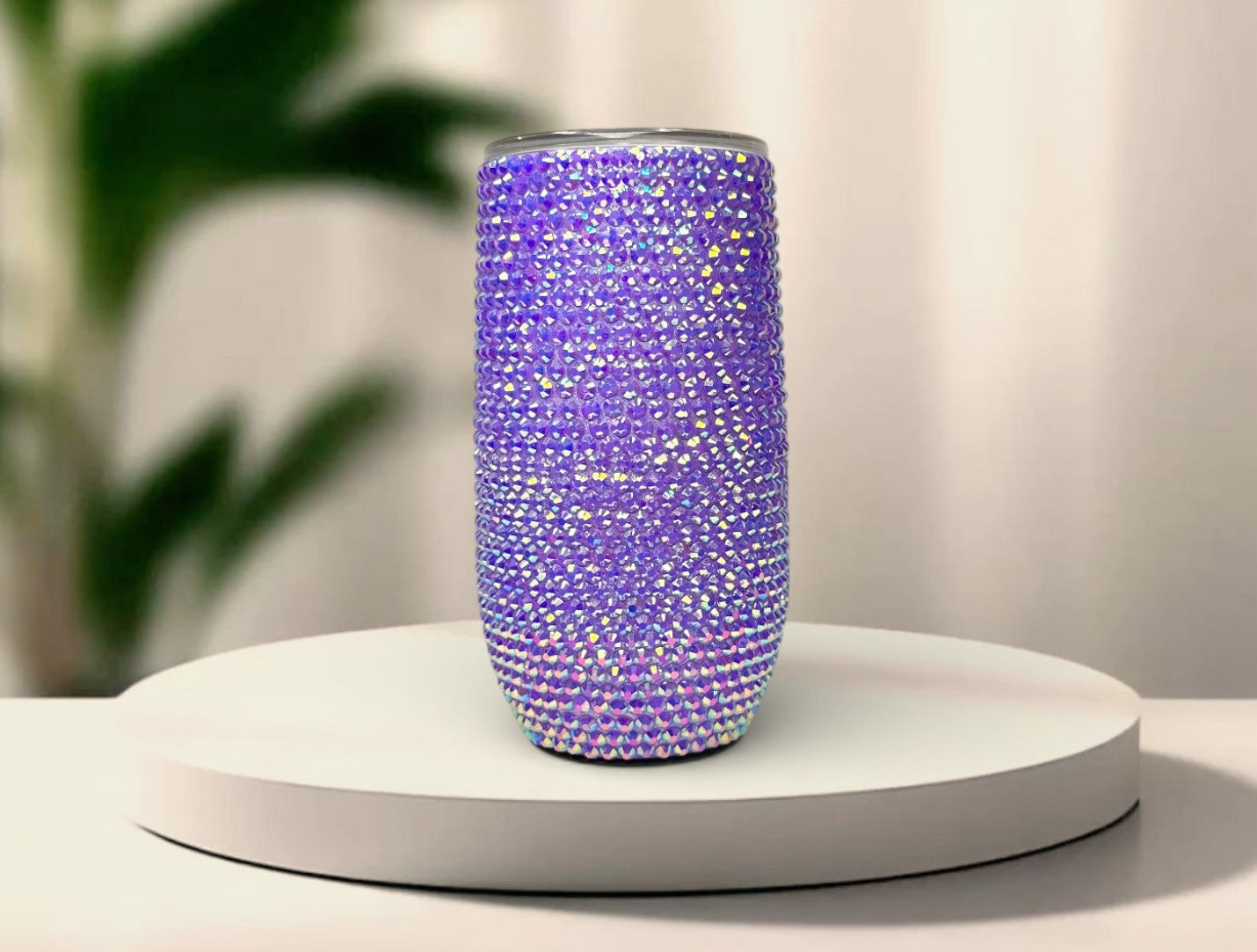 Purple Bedazzled Tumbler